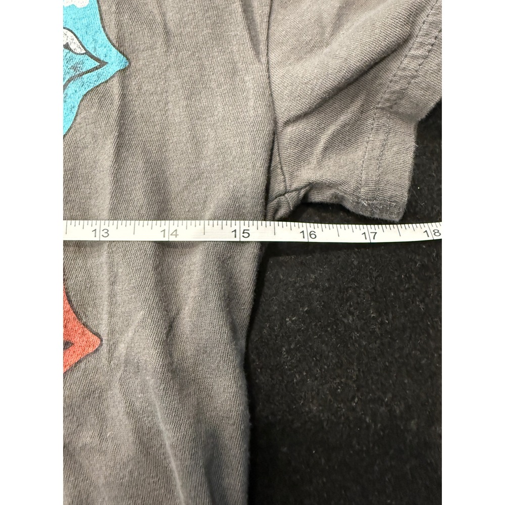 The Rolling Stones Graphic T-Shirt XS Grey Band Tee Logo Music Rock n Roll - Picture 4 of 5